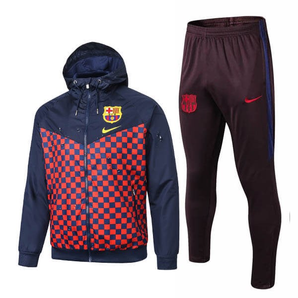 Rompevientos Barcelona Conjunto Completo 2019-2020 Azul Rojo